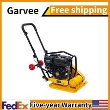 7HP Plate Compactor 212CC Gas Engine 5600 VPM 4200Lbs Force Vibratory Compaction