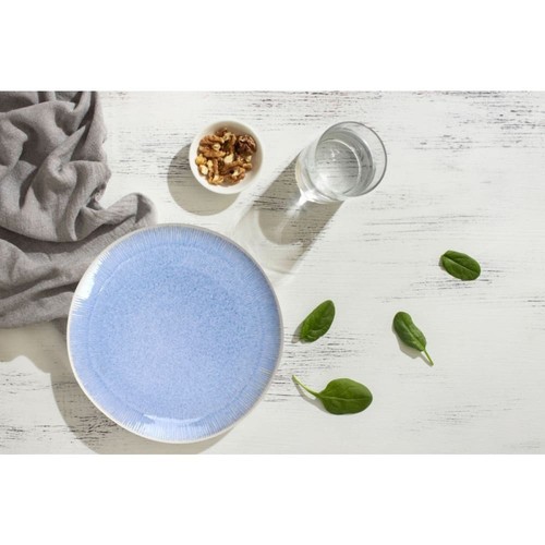 12tlg Geschirrset Calobra blau Speiseteller + Pastaschalen + Beilage 16cm Porzellan - Bild 4 von 5