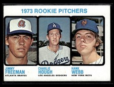1973 Topps 1973 Rookie Pitchers (Jimmy Freeman / Charlie Hough / Hank Webb) #610