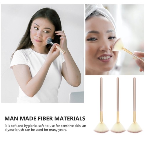 Juego de 3 brochas aplicadoras pequeñas de viaje para peeling químico de maquillaje - Imagen 4 de 12