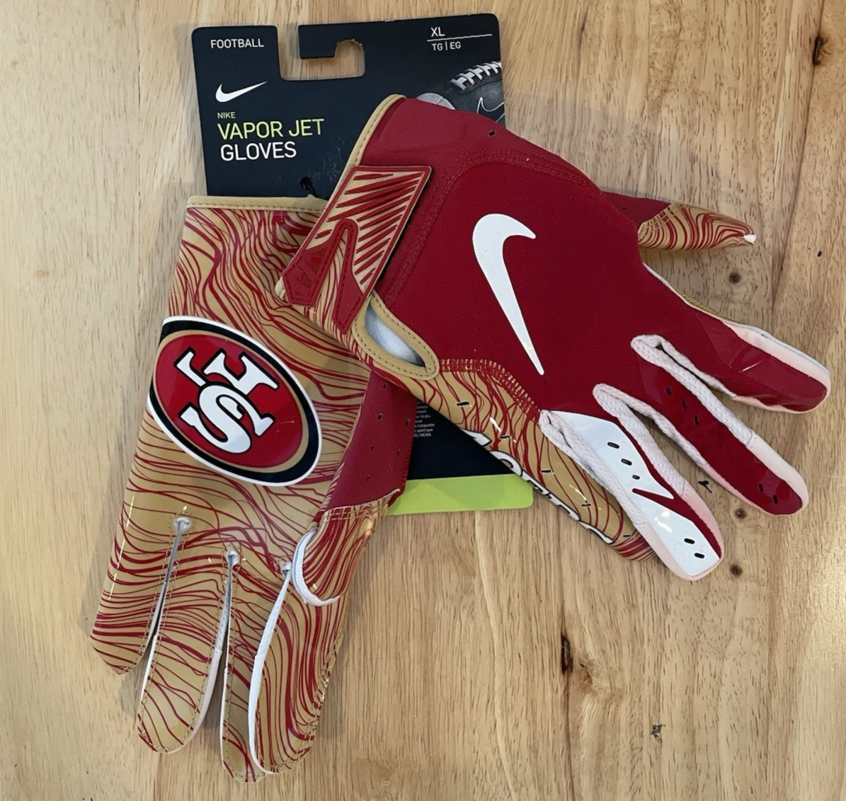 Nike San Francisco 49ers NFL Gloves for sale | eBay
