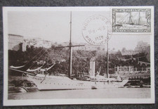 MONACO carte FDC 1er jour YACHT HIRONDELLE II en 1949 lot OD306