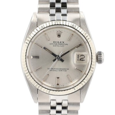 Rolex Datejust 6827 31mm 18KY Stainless Steel Silver Index Jubilee Auto Watch