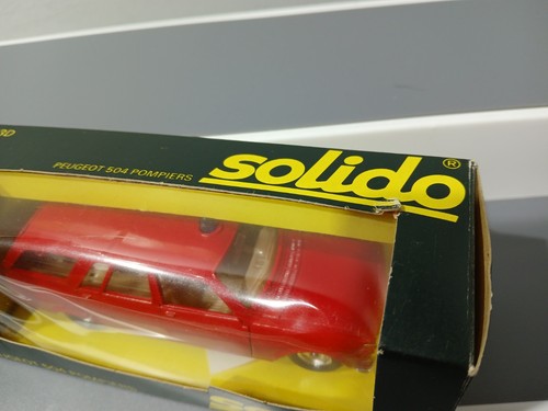 Solido France Peugeot 504 Pompiers No23D Diecast Modell .NEUWERTIG IN BOX - Bild 7 von 15
