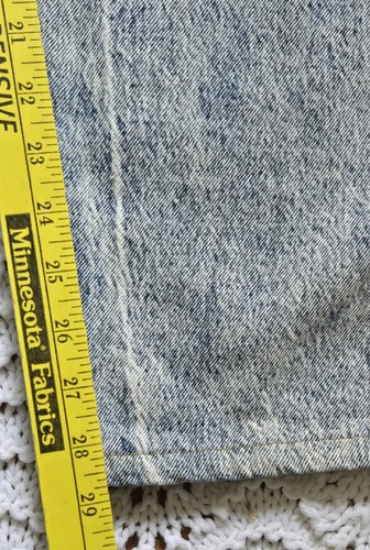 Jeans COTLER Vintage Para Hombre 34 XL (32x28 3/4) Lavado Ácido Azul Garra Cremallera EE. UU. Años 80 - Imagen 17 de 24