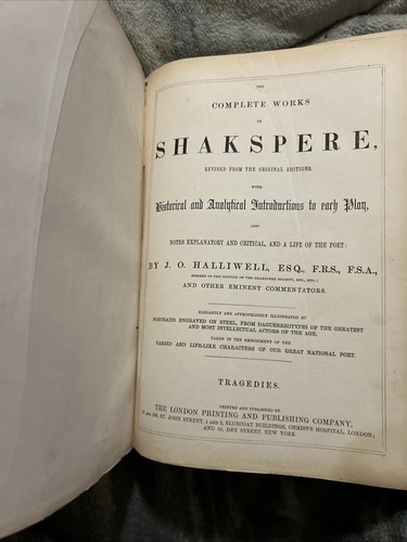 1800’s Antiquarian Shakespeare Comedies Plays Tragedies Histories London Lot - Picture 14 of 14