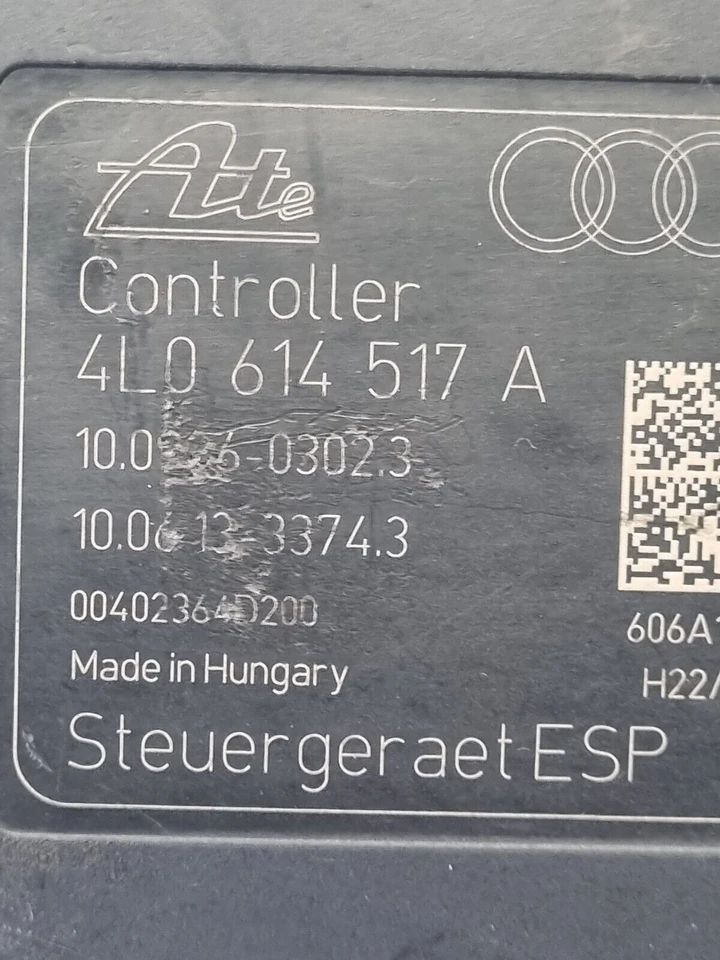 4L0614517A AUDI Q7 bloc hydraulique pompe calculateur ABS - Bild 4 von 4