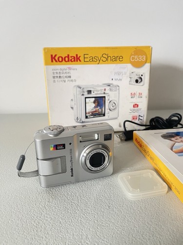 Kodak Easy Share C530 - Digital Camera - Silver - FAULTY - Parts Only - Complete - Picture 2 of 14
