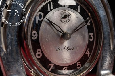 Lux ヴィンテージ 時計置物 1930年代 クローム ラックス グッドラック Lux ヴィンテージ 時計置物 1930年代 クローム ラックス グッドラック