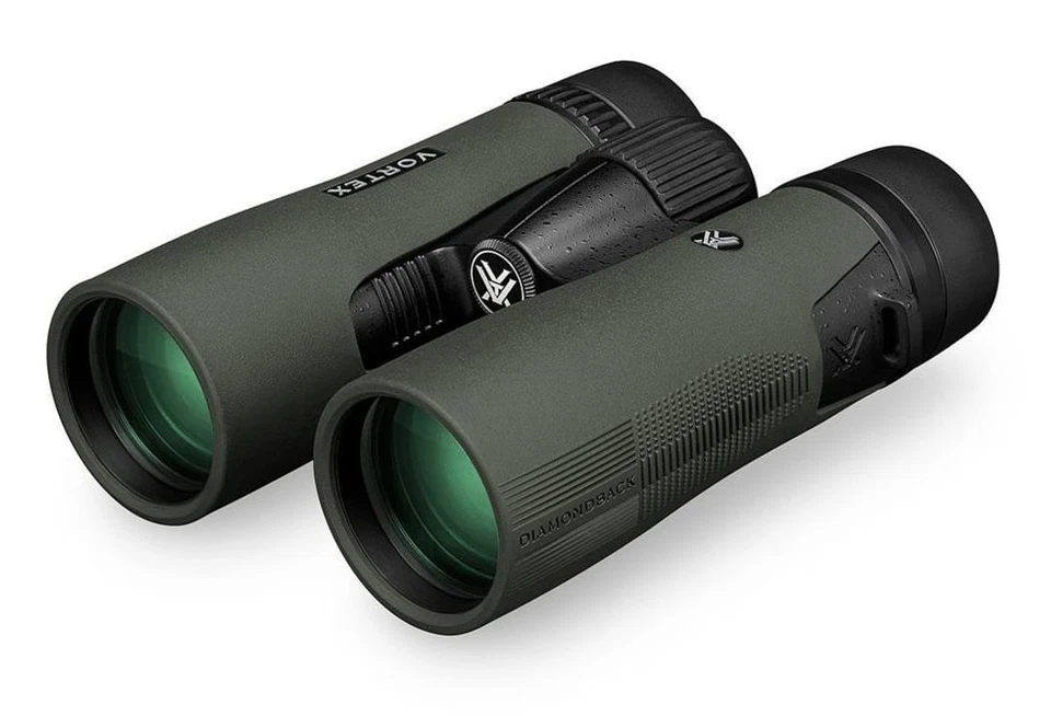 Vortex Diamondback HD 10x42mm Roof Prism Binoculars, ArmorTek, Green, : DB-215 - Image 3 of 4