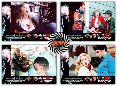 My Bloody Valentine 1981 Lobby Card Set Of 16 5x7 - Picture 2 of 5