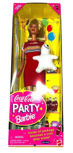 Coca-Cola Barbie Special Edition 22964 Mattel 1998 Vintage Originalverpackt - Bild 1 von 3