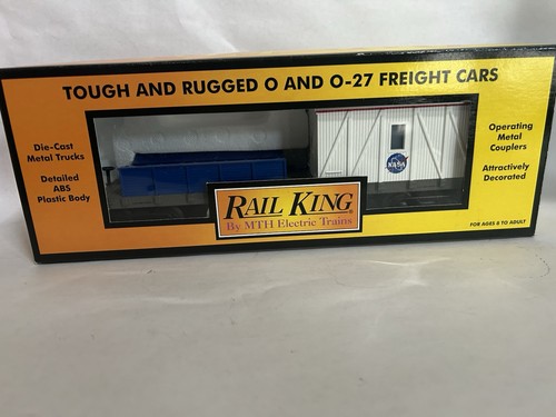 MTH Railking NASA Grúa Tender Car 30-7997 - Calibre O - 2002 | Zustand: New