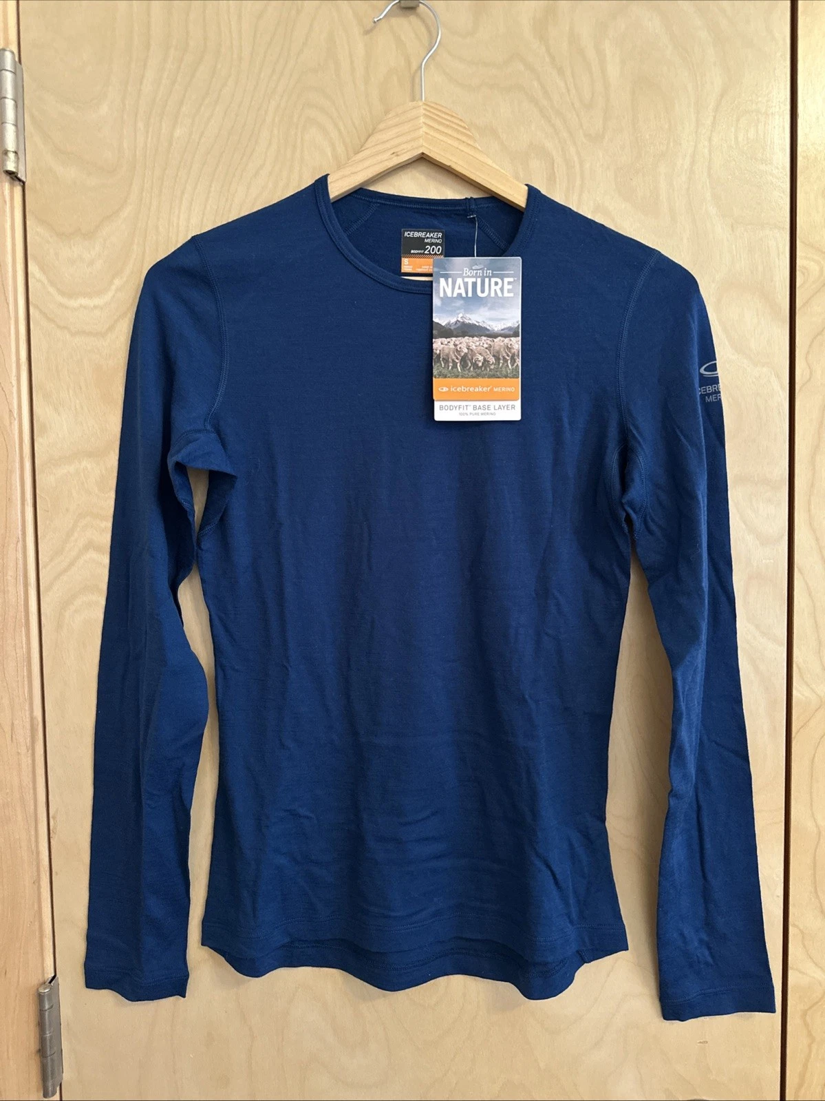 NEW! ICEBREAKER Oasis Women’s S Merino Body Fit 200 LS Crew Blue Largo MSRP $120
Opens in a new wind