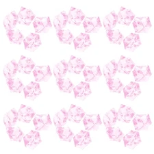 300 Pcs Plastic Ice Cubes Vase Fillers Artificial Colored Acrylic Rocks