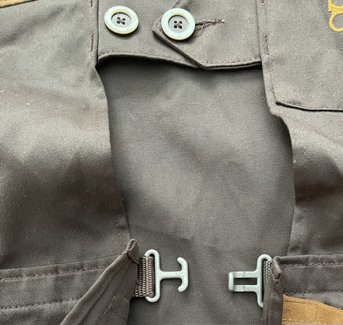 Bob Allen Shooting Vest Small Brown Canvas USA Padded Shoulder Hunting Utility - Picture 6 of 12