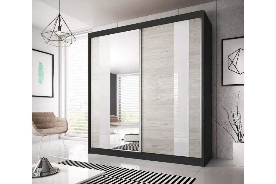 Modern design Perfect interior 2 sliding door Wardrobe MU 32 FREE DELIVERY