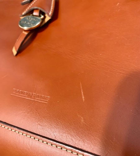 Dooney and Bourke Italia Natural Leather Handbag - Picture 9 of 10