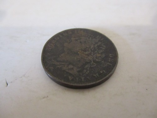 1821 Great Britain United Kingdom 1 Farthing World Coin King George IV KM# 677 - Picture 3 of 8