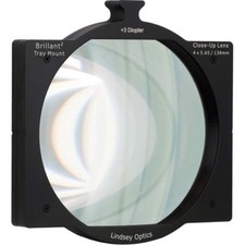 New 4"x5.65" 3 Diopter Brilliant Tray Mount Close-Up Lens By Lindsey Optics