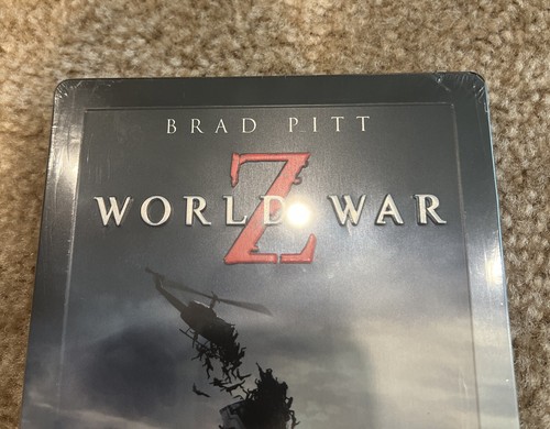 World War Z SteelBook Blu-ray 3D DVD Limited Collector Edition, French Embossed - Picture 2 of 15