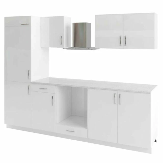 Mobili e pensili in alluminio per la cucina