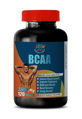 SPORT NUTRITION & VITAMINS athletic performance pills - BCAA 3000MG - leucine capsules 1 BOTTLE