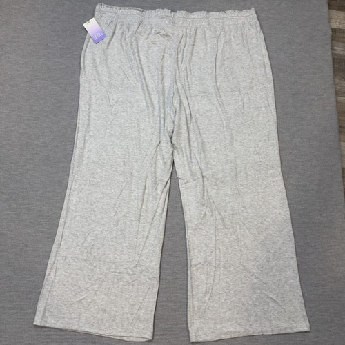Stars Above Womens Heather Gray Lounge Pants Drawstring Waist Size 3X NWT - Picture 2 of 16