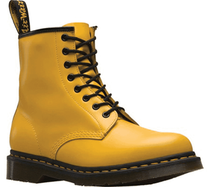 dr martens yellow smooth