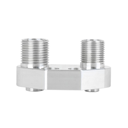Aluminum Alloy AC Compressor Adapter Fitting with Nuts for Sanden SD7B10 7176 - Bild 5 von 6