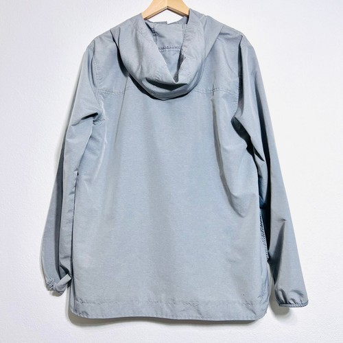 Herschel Jacket Men Medium Gray Voyage Anorack Windbreaker Compact - Picture 2 of 14