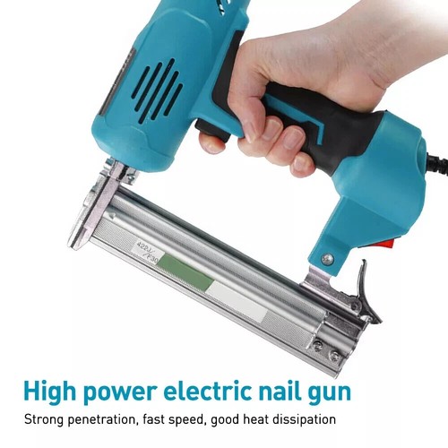2600W Nail Gun Staple Electric Heavy Duty Stapler Nailer Carpentry & 3000 Nails - Picture 10 of 17