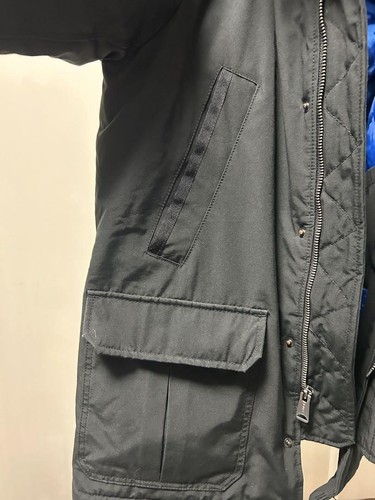 GAP Coat Hooded Jacket Jumper Mod Coat Mountain Parka black men's XS - Picture 4 of 16
