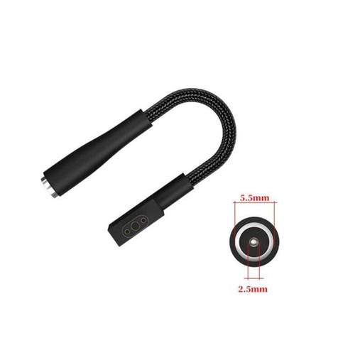 DC5525 Female to 3Pin Male Plug Adapter Converter Laptop Power Cable for Razer B - Afbeelding 4 van 9