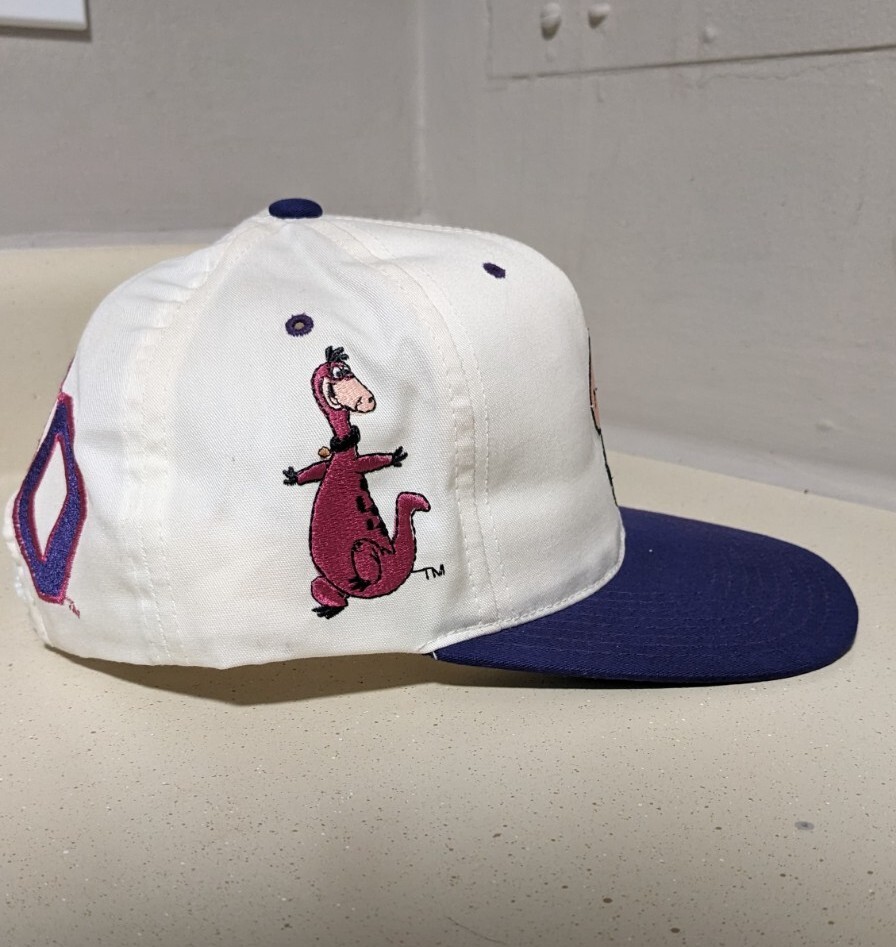 Vintage Dino American Needle Blockhead Snapback Hat Cap