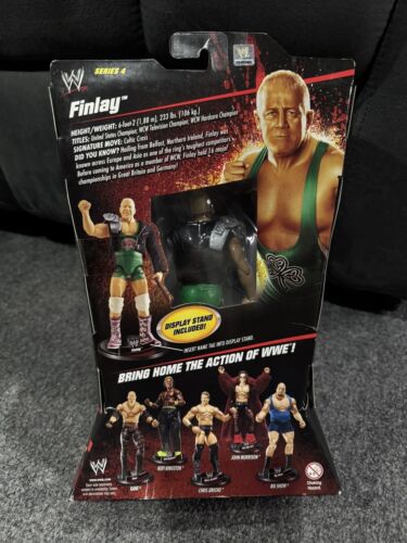 Mattel WWE Elite FINLAY Series 4 Figure RARE WWF ECW WCW Fit Hornswoggle - Picture 3 of 5
