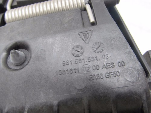 2013-2015 PORSCHE BOXSTER 981 OEM LEFT REAR SOFT TOP FLAP ACTUATOR BRACKET - Bild 7 von 10