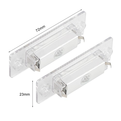 2 luci targa LED 12 V per VW Touran per Golf Plus per Skoda Superb I - Foto 3 di 9