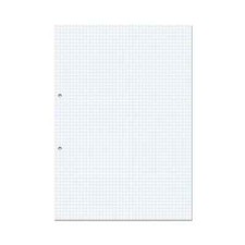 RHINO A4 Loose Leaf Paper, 5mm Squared, 500 Sheets / 1000 Pages, Hole Punched