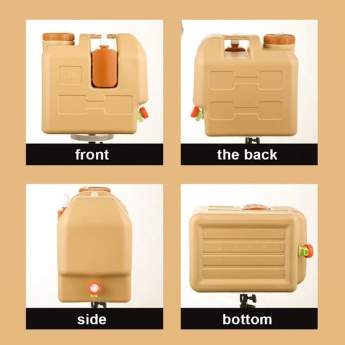 BPA Free Camping Water Jug 20L Water Barrel Outdoor Water Container Camping - Afbeelding 5 van 8
