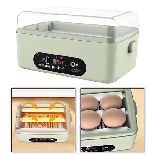 Hühnereier-Inkubator-Brutgerät, Leise Brutmaschine Für Papageien, Gänse&Wachteln - Bild 6 von 7