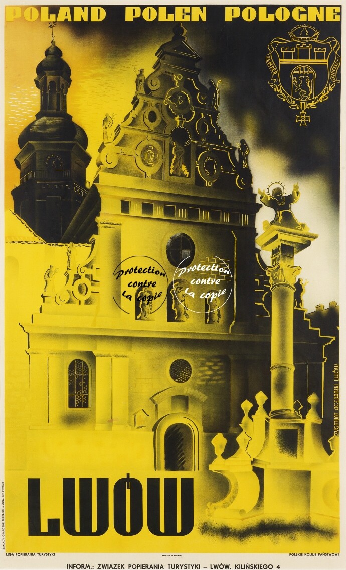 LWOW POLOGNE Rbig POSTER HQ 40x60cm d'une AFFICHE VINTAGE