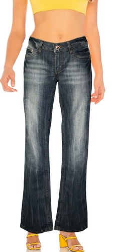 URBAN SURFACE Used Look Bootcut Jeans Hose Hüfthose Low Rise NEU Gr.38 - Bild 2 von 4
