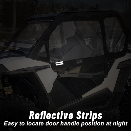 Upper Doors Soft Cab Enclosures For Polaris RZR XP 1000/ XP Turbo RZR 900 2014+ - Picture 10 of 13
