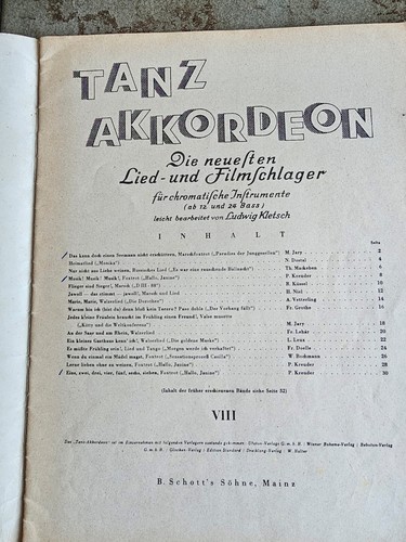 Tanz-Akkordeon Band 8 * Die neuesten Lied- und Filmerfolge - Bild 2 von 3