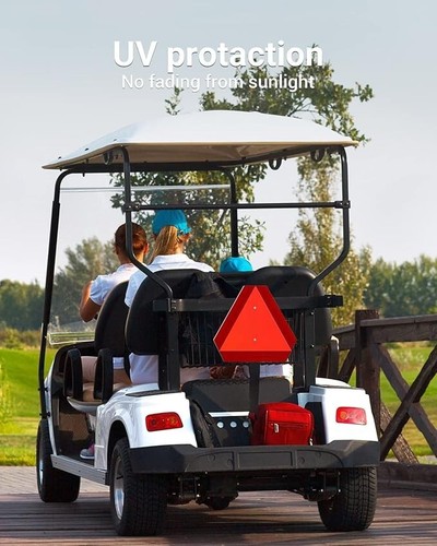Slow Moving Vehicle Safety Sign,Slow Moving Vehicle Triangle Sign,Aluminum Grade - Picture 3 of 6