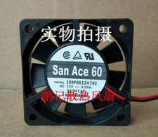 1pcs Sanyo 109P0612H702 6015 12V 0.09A 6cm 2-wire silent chassis cooling fan