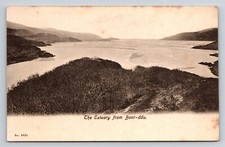 UK Wales The Estuary from Bontddu Bont-ddu Llanelltyd Vtg Postcard View