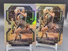 Teaira McCowan - 2022 WNBA Prizm - Silver Prizm And Base #46 - Dallas Wings