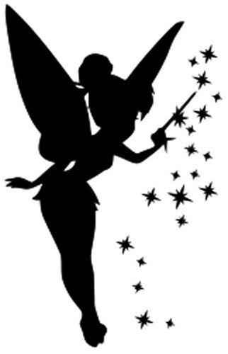 Personalised Girl's Fairy Vinyl bedroom wall art sticker, decal, mural - smaller - Picture 10 of 11